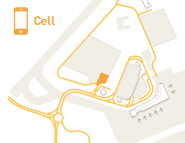 MHT Cell Lot Parking Map Graphic